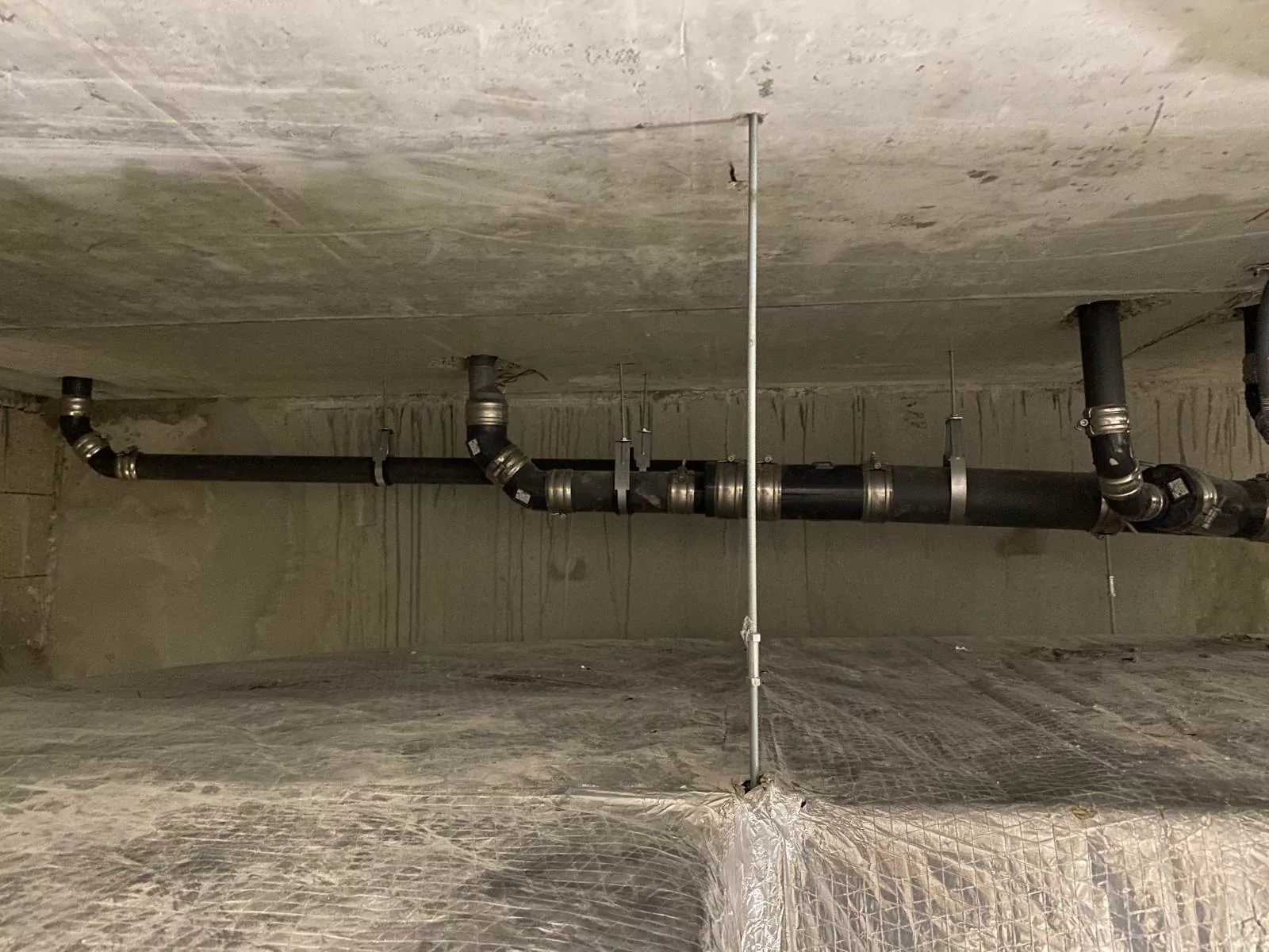 Réseaux en vide sanitaire, intervention en espace confiné