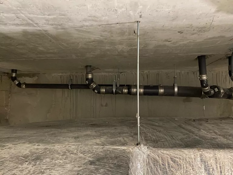 Réseaux en vide sanitaire, intervention en espace confiné